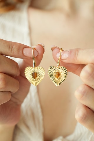 Boucles d'oreilles - Œils-de-tigre