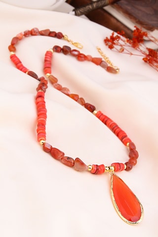 Collier - Variscites et œils-de-chat