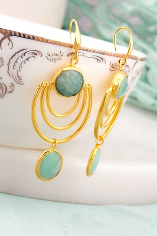 Boucles d'oreilles Amazonites