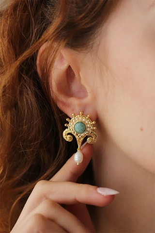 Boucles d’oreilles - Amazonites