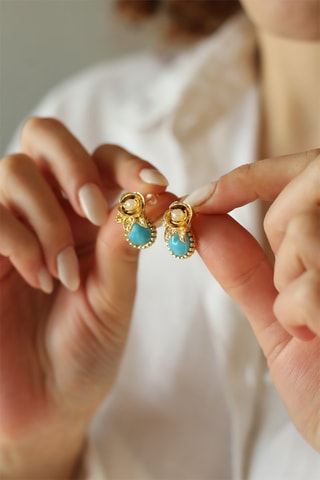 Boucles d’oreilles - Amazonites