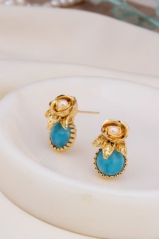 Boucles d’oreilles - Amazonites