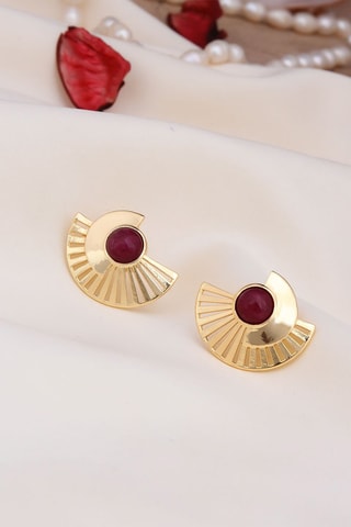 Boucles d’oreilles - Rhodonites