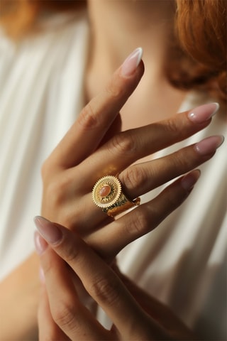 Bague - Pierre de soleil