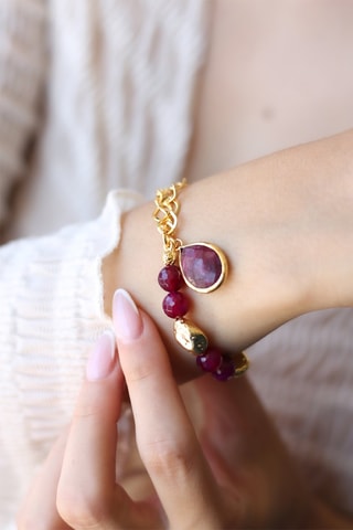 Bracelet multi-rang - Tourmalines