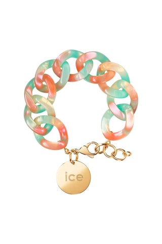 Armband - turquoise en oranje