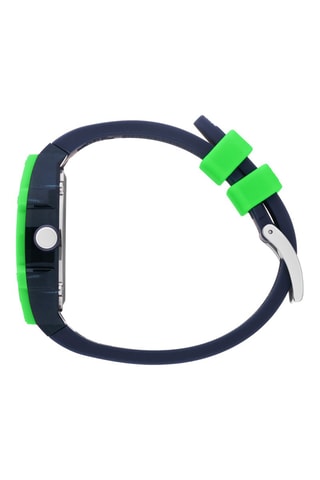 Silicone Quartz Horloge ICE Boliday Kids - Blauw en Groen