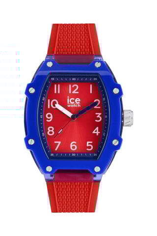 Silicone Quartz Horloge ICE Boliday Kids - Rood en blauw