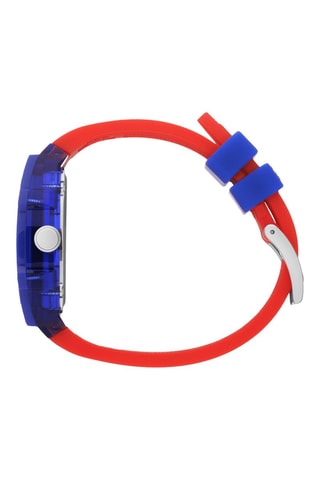 Silicone Quartz Horloge ICE Boliday Kids - Rood en blauw