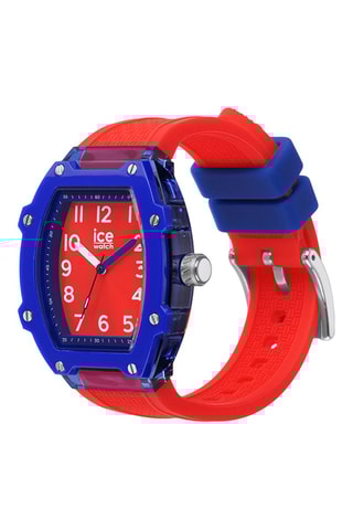 Silicone Quartz Horloge ICE Boliday Kids - Rood en blauw