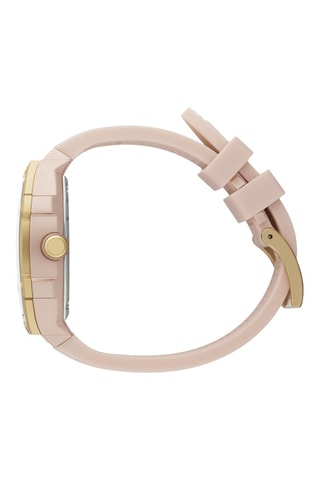 Silicone Quartz Horloge ICE Boliday - Beige en goudkleurig