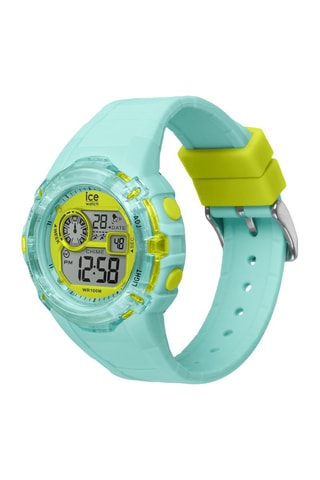 Digitaal Silicone Quartz Horloge ICE Digit Explorer - Turquoise en Groen