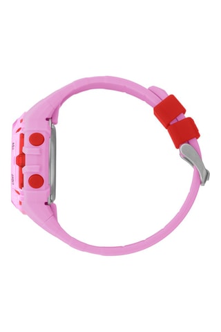 Silicone Quartz Horloge ICE Digit Explorer - Roze en rood