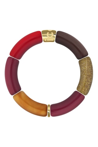 Armband ICE Bella - Rood en Bordeauxrood