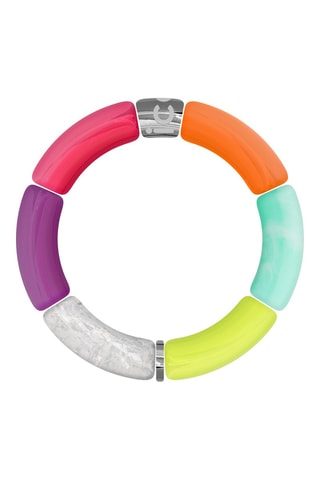 Armband ICE Bella - fuchsia en oranje