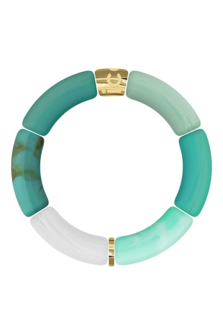 Armband ICE Bella - Zeegroen en Wit