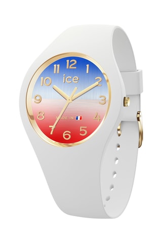 Silicone Quartz Horloge ICE Cocorico - Wit