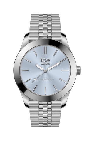 Stalen Quartz Horloge ICE Steel - Zilverkleurig