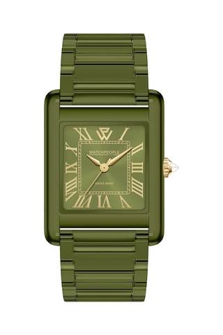 Polyamide Quartz Horloge WP6 - Olijfgroen