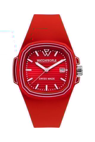 Silicone Quartz Horloge WP4 - Rood