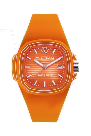 Silicone Quartz Horloge WP4 - Oranje
