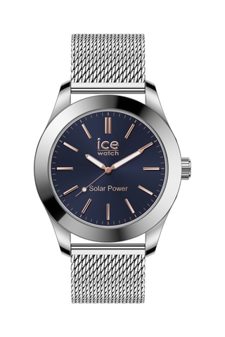 Stalen Quartz Horloge ICE Steel - Zilverkleurig