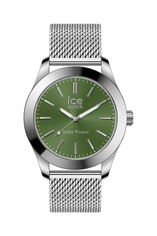 Stalen Quartz Horloge ICE Steel - Zilverkleurig