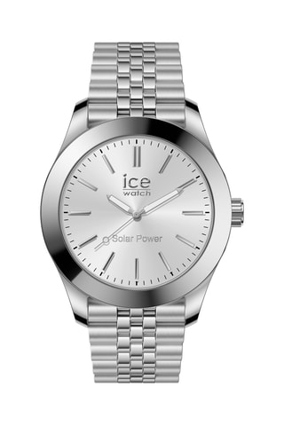 Stalen Quartz Horloge ICE Steel - Zilverkleurig