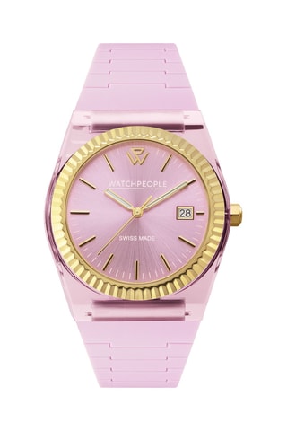Silicone Quartz Horloge WP1 - Roze en Goudkleurig