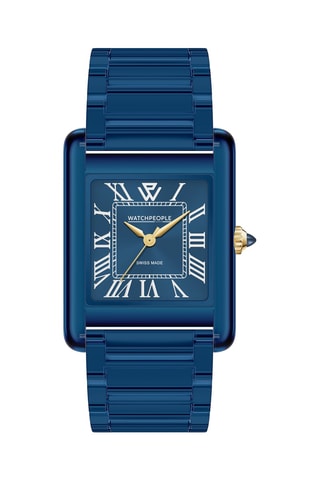 Polyamide Quartz Horloge WP6 - Marineblauw