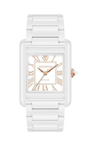 Polyamide Quartz Horloge WP6 - Wit