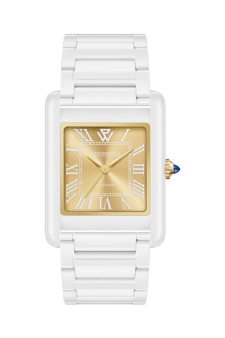 Polyamide Quartz Horloge WP6 - Wit