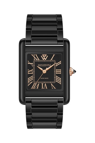 Polyamide Quartz Horloge WP6 - Zwart