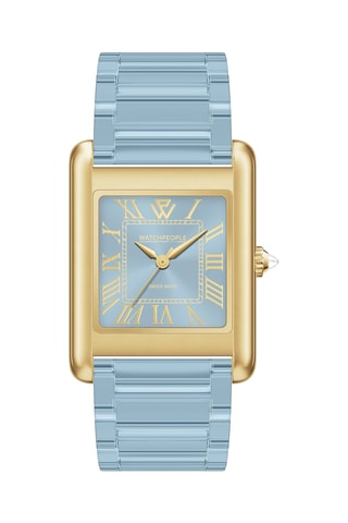 Polyamide Quartz Horloge WP6 - Goudkleurig en Hemelsblauw