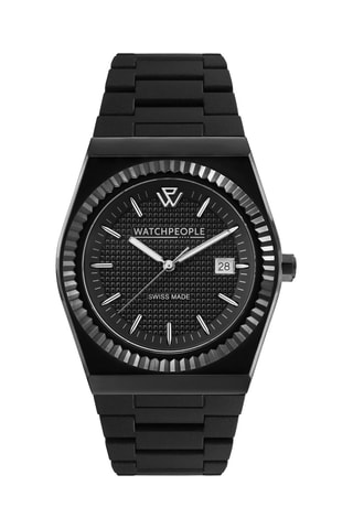 Polyamide Quartz Horloge WP1 - Zwart en Zilverkleurig