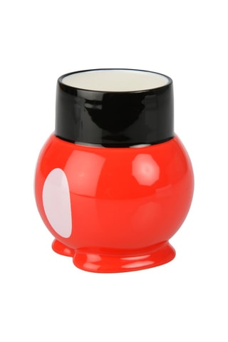 Pot pour salle de bain en porcelaine, Disneyland Paris - Rouge et noir