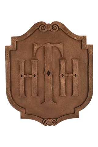 Décoration murale - 42 x 35 x 4 cm - Cuivre et noir