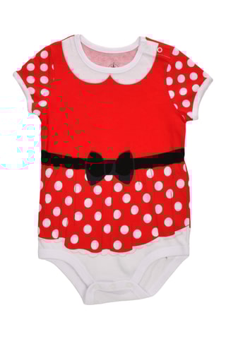 Body Minnie Disney - Rouge et blanc - Dès 3 mois 