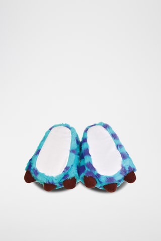 Chaussons Monstres et Cie - Turquoise et violet