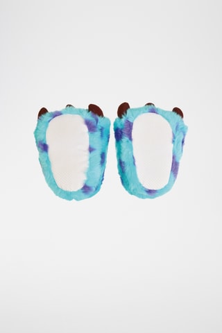 Chaussons Monstres et Cie - Turquoise et violet