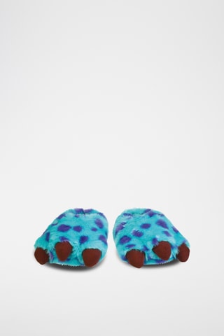 Chaussons Monstres et Cie - Turquoise et violet
