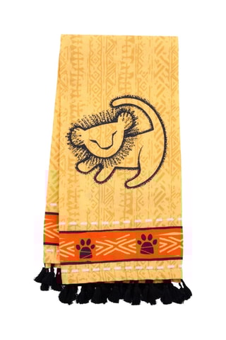 Torchon Rafiki et Simba Le Roi Lion Disney - Beige