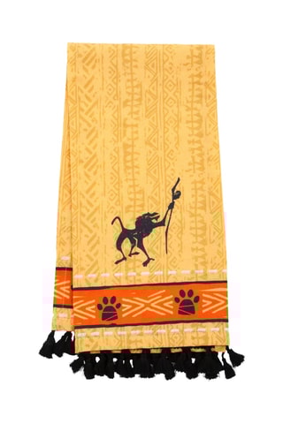 Torchon Rafiki et Simba Le Roi Lion Disney - Beige