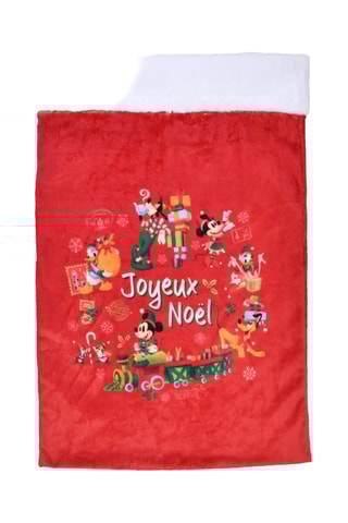 Sac à cadeaux de Noël en velours Disney - Rouge
