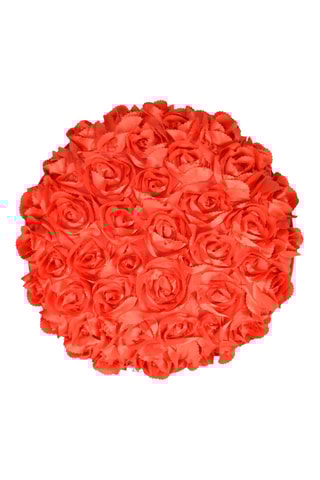 Coussin Belle La Belle et la Bête Disney - Rouge - 38 x 9 cm