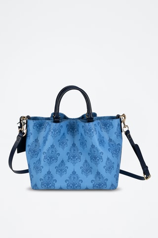 Sac à main en cuir Horloge Disneyland Hotel - Bleu marine