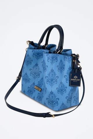 Sac à main en cuir Horloge Disneyland Hotel - Bleu marine