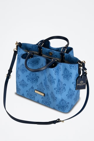 Sac à main en cuir Horloge Disneyland Hotel - Bleu marine