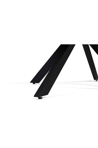 Table Brixton - Imitation bois et noir