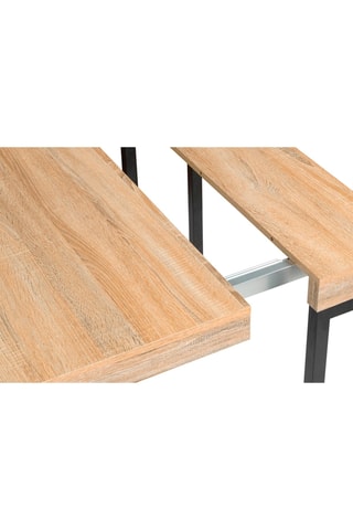 Table extensible Manufacture - 
Naturel et noir